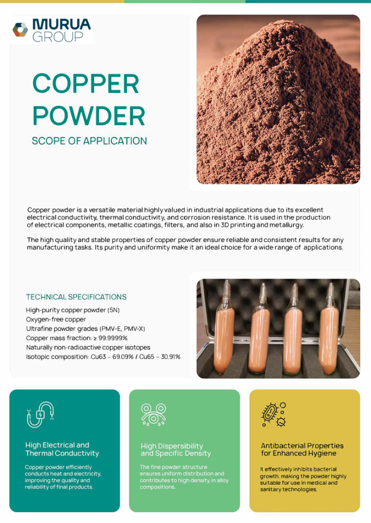 Murua Group Copper Powder Brochure